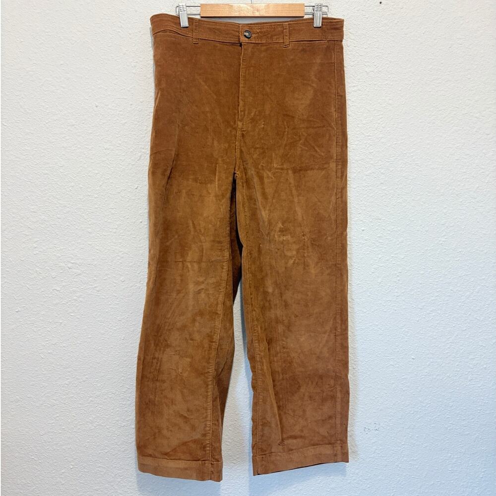Everlane the Corduroy Wide Leg Pant Brown Classic Trouser Work Career